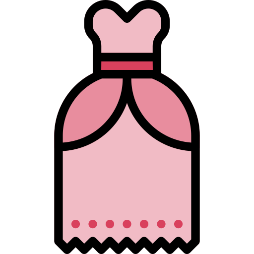 Dress mynamepong Lineal Color icon