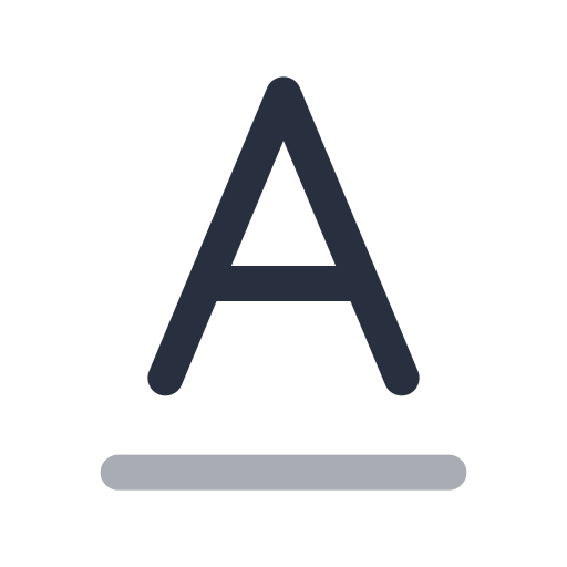 lettertype Generic Grey icoon