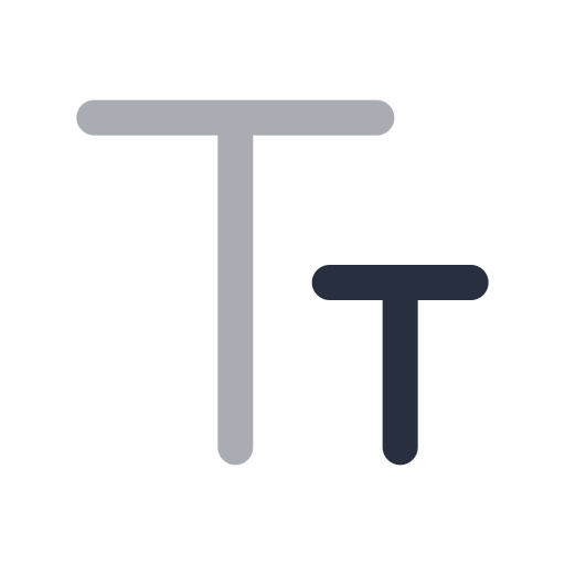 lettertypegrootte Generic Grey icoon