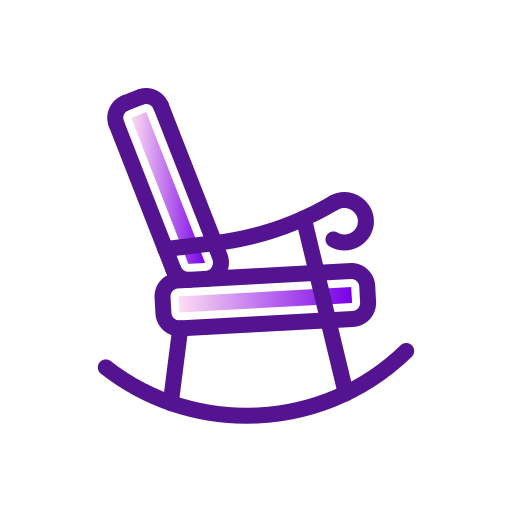 krzesło Generic Lineal Color Gradient ikona