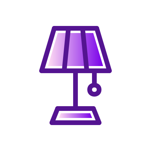 Table lamp Generic Lineal Color Gradient icon