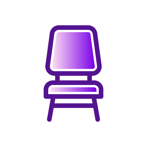 silla Generic Lineal Color Gradient icono
