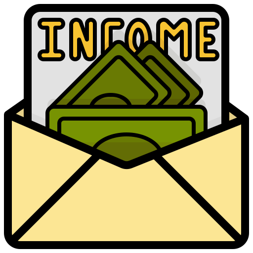 einkommen Generic Outline Color icon