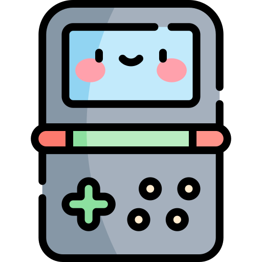 Gaming console Kawaii Lineal color icon