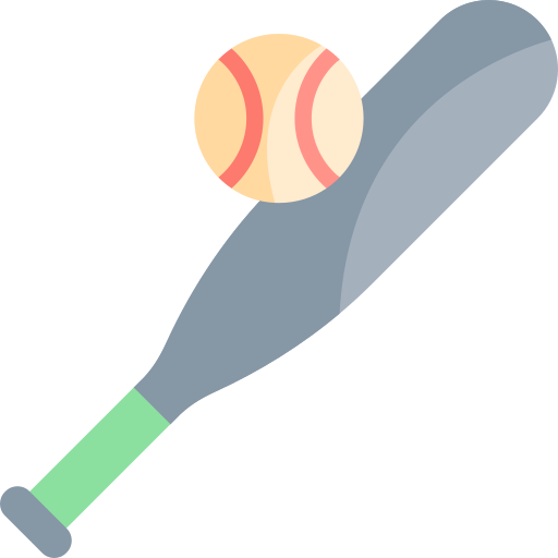 baseball Kawaii Flat icon