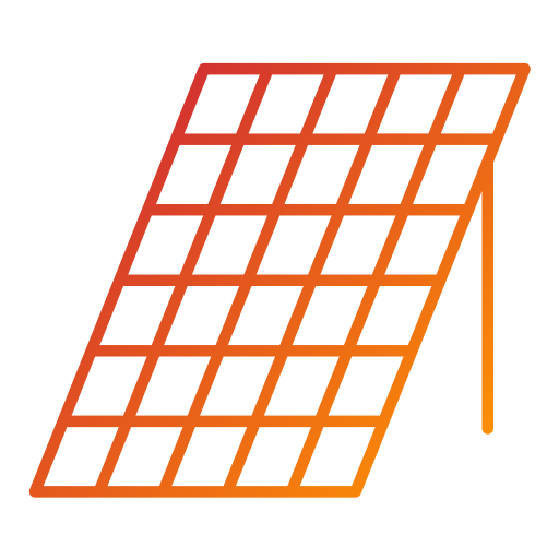 panel solar Generic Gradient icono