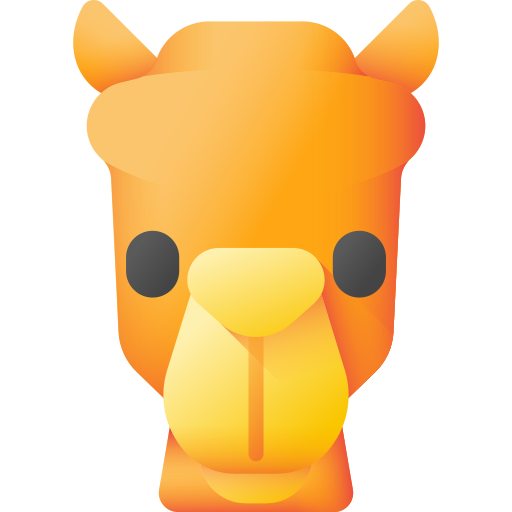 camelo 3D Color Ícone