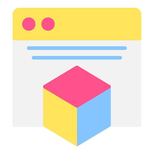 Куб 3д Generic Flat иконка