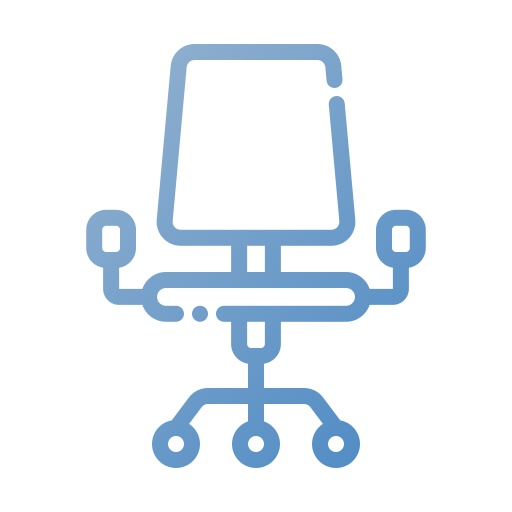 Desk chair Generic Gradient icon