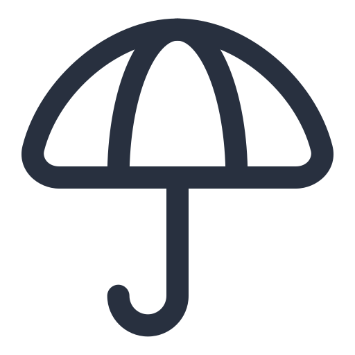 guarda-chuva Generic Basic Outline Ícone