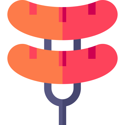 saucisson Basic Straight Flat Icône