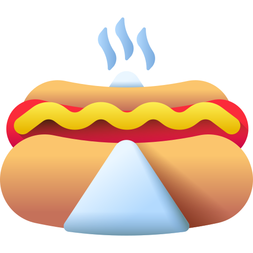 hotdog 3D Color icon