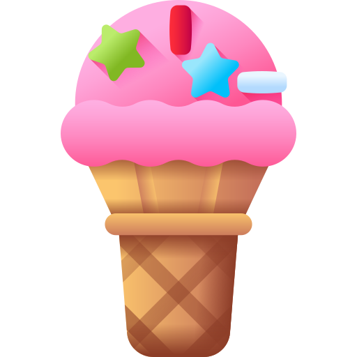 아이스크림 3D Color icon
