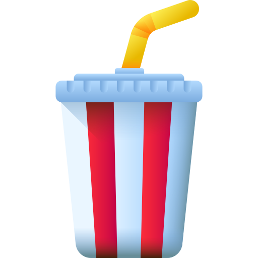 탄산 음료 3D Color icon
