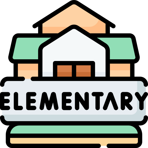 Elementary school Special Lineal color icon