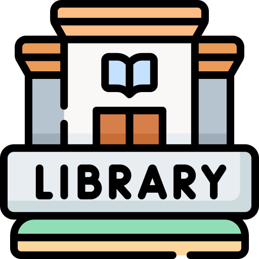 biblioteca Special Lineal color icono