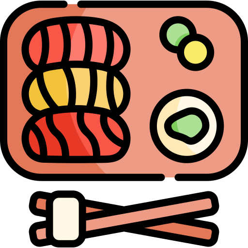 sashimi Kawaii Lineal color icon