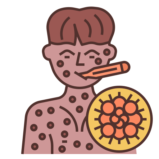 Chickenpox Generic Outline Color icon