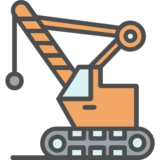 Demolition crane Generic Outline Color icon