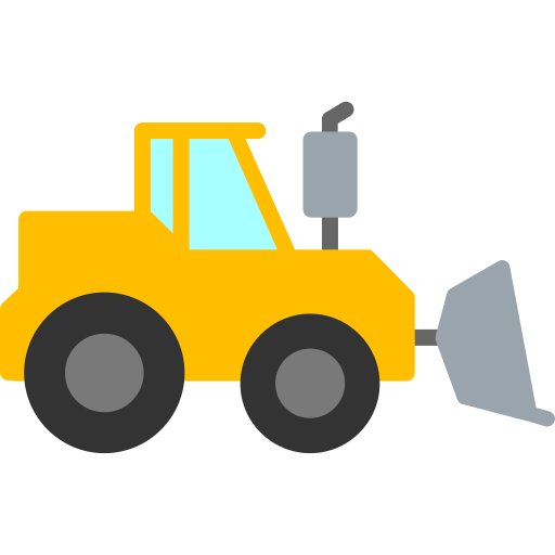 bulldozer Generic Flat icon