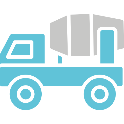 mixer vrachtwagen Generic Blue icoon