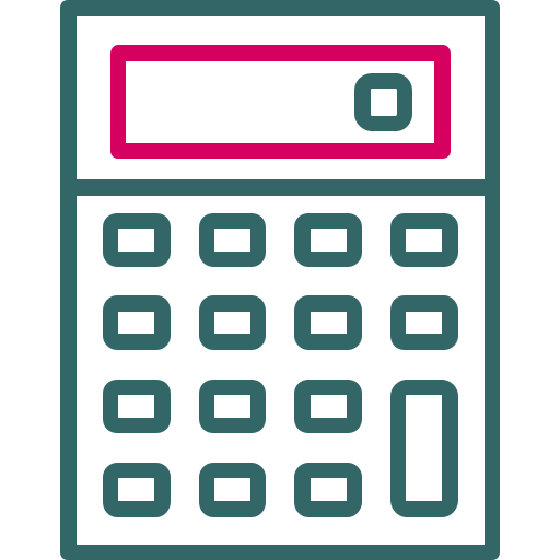 calculadora Generic Outline Color Ícone