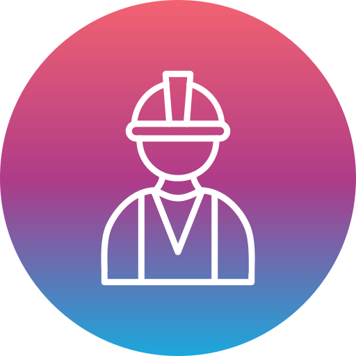 Construction worker Generic Flat Gradient icon