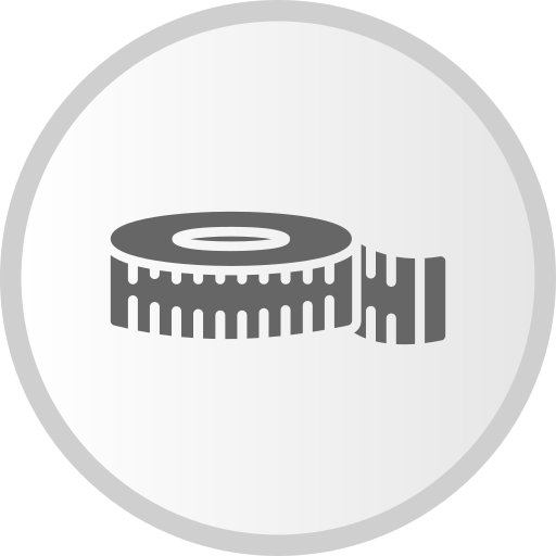 측정 테이프 Generic Grey icon