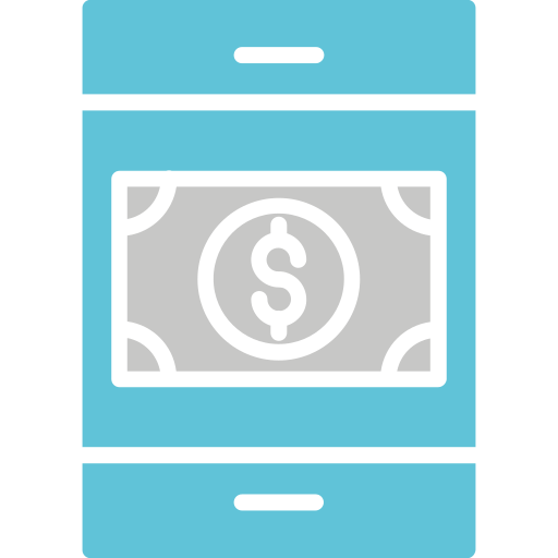 Mobile payment Generic Blue icon
