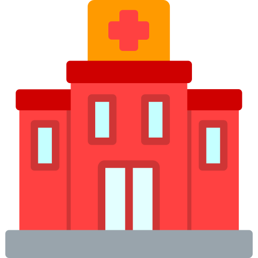 Hospital building Generic Flat icon