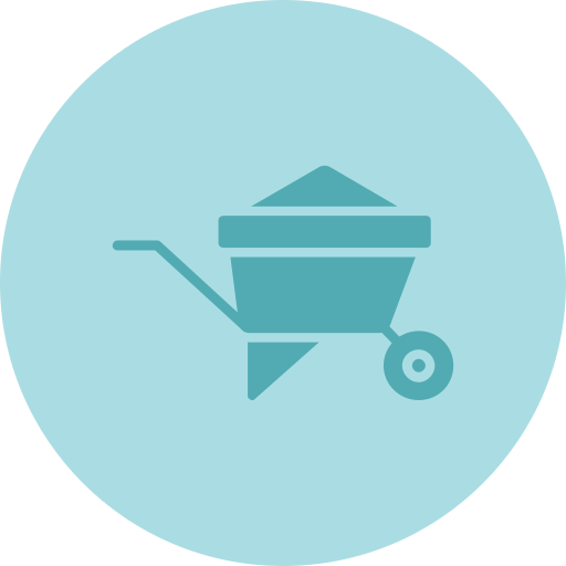 Wheelbarrow Generic Flat icon