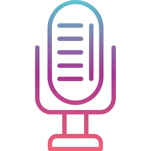 Microphone Generic Gradient icon