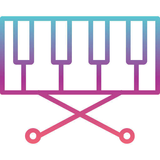 klaviertastatur Generic Gradient icon