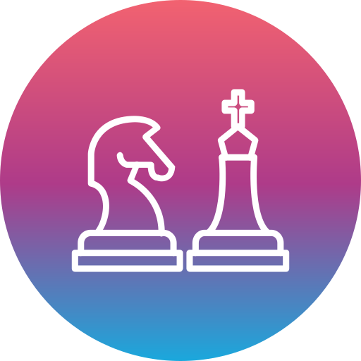 jeu d'échecs Generic Flat Gradient Icône