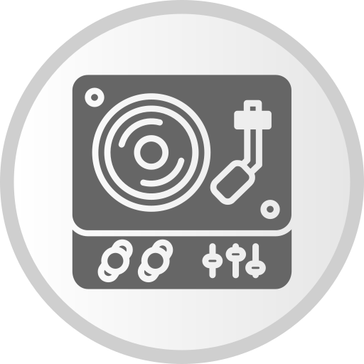 Turntable Generic Grey icon