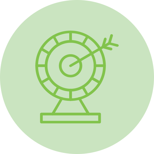 tablero de dardos Generic Flat icono