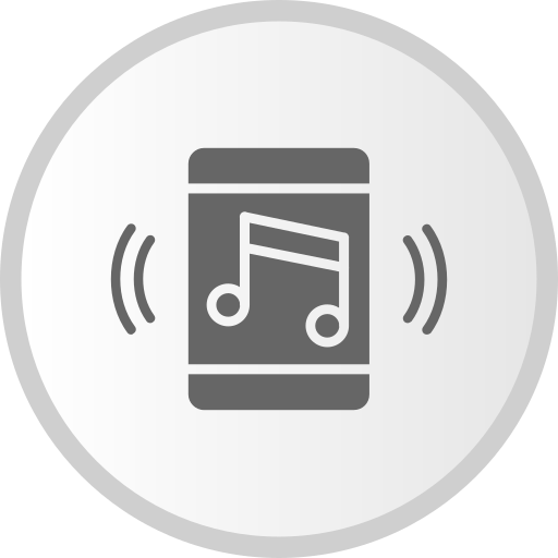 aplicación de música Generic Grey icono
