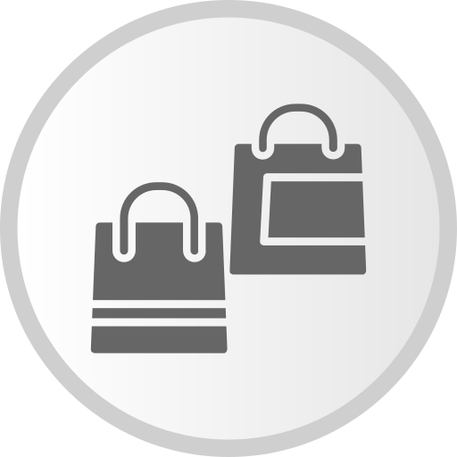 boodschappentassen Generic Grey icoon