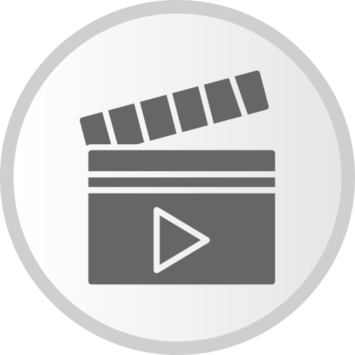 Clapperboard Generic Grey icon