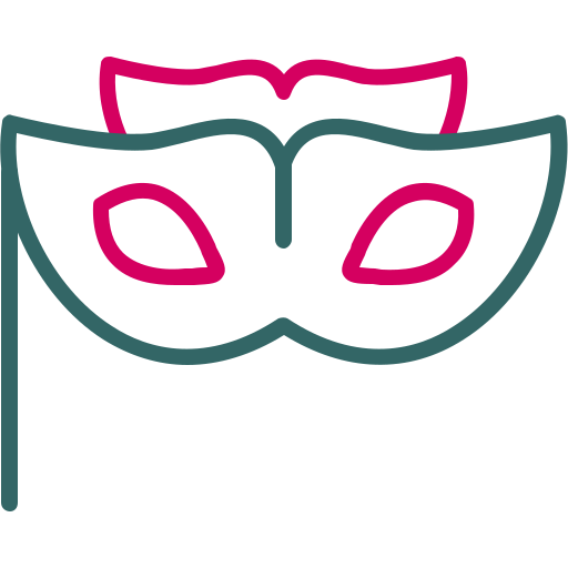 Eye mask Generic Outline Color icon