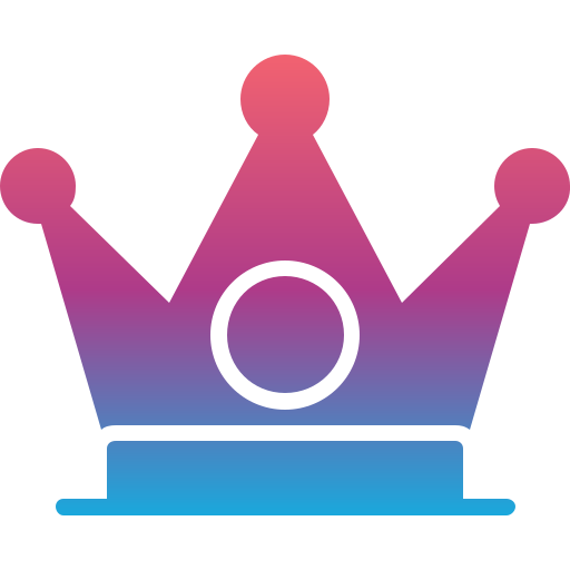 Crown Generic Flat Gradient icon