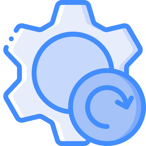 Rotate Basic Miscellany Blue icon