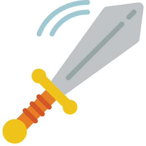 Sword Basic Miscellany Flat icon