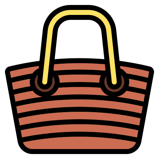 bolsa de playa Generic Outline Color icono