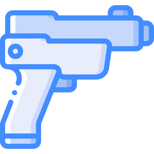 Gun Basic Miscellany Blue icon