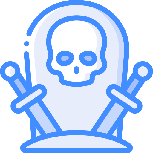 Grave Basic Miscellany Blue icon