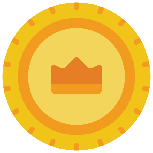 Coin Basic Miscellany Flat icon