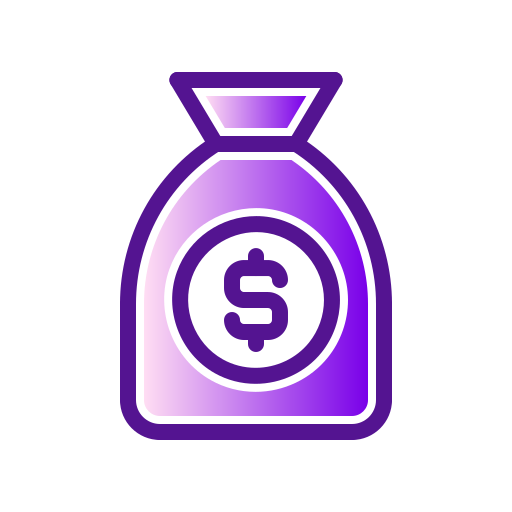 bolsa de dinero Generic Lineal Color Gradient icono