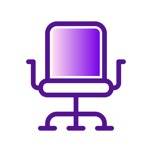 silla de oficina Generic Lineal Color Gradient icono