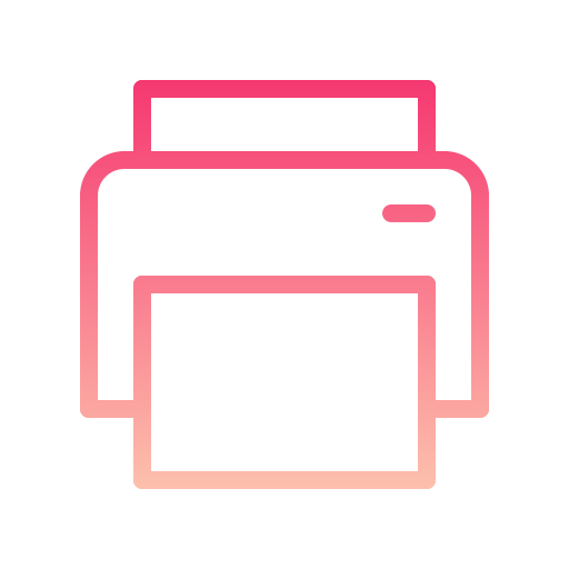 プリンター Generic Gradient icon